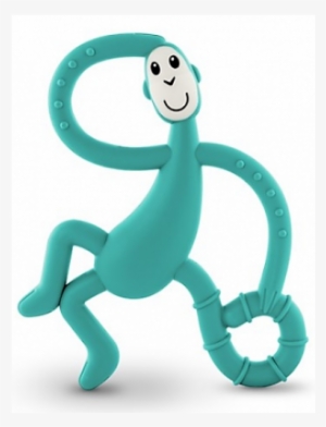 Matchstick Monkey Dancing Monkey Teether Green #4078818
