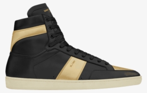 Saint Laurent Signature Court Classic Sl/10h High Top - Black And White Saint Laurent Sneakers #4079154