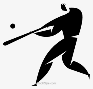 Baseball Player At Bat Royalty Free Vector Clip Art - Illustration #4079417