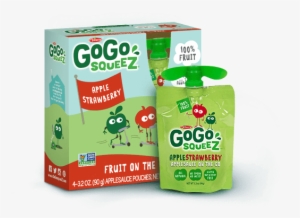 Natural Strawberry Large - Gogo Squeez Apple Apple #4079603