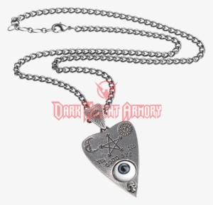 Planchette Pendant - Alchemy Planchette Pendant Eye Ouija Board Necklace #4080229