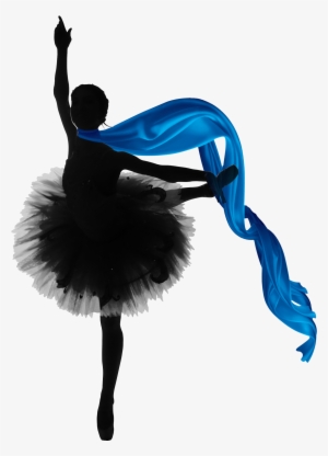 Silhouette Of A Ballerina With Scarf #4080502 Silhouette Of A Ballerina With Scarf #4080502