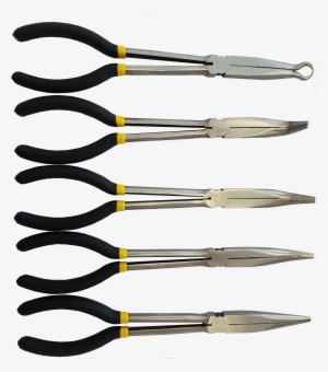 5 Pc Long Nose Pliers Set #4080559