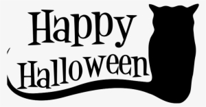 Black Cat Halloween Clip Art #4080977