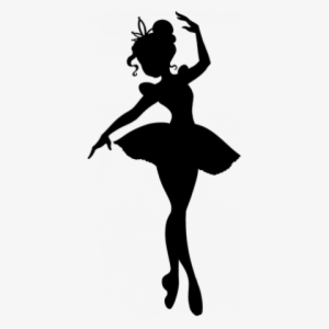 Stickers Danseuse Ballerina Silhouette, Silhouette - Silhouette Danseuse #4081205