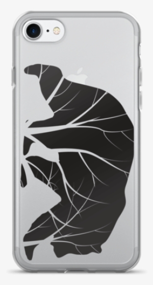 Iphone 7/7 Plus Case Black Bear / Transparent - Iphone 7 #4081860