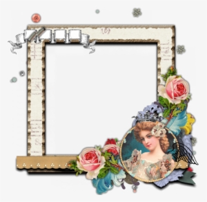 Blog Post Pretty, Print It Out And Then Use It For - Vintage Rose Large Luggage Tag #4081944