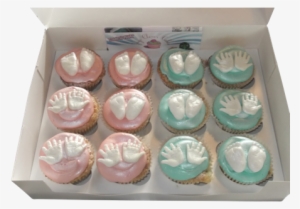Baby Hands And Feet Cup Cakes - Cupcake #4082126