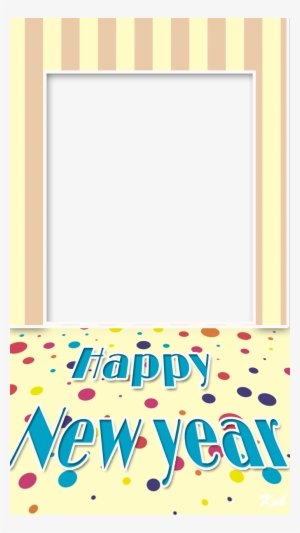 Pretty New Year Frame - New Year #4082204