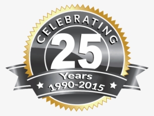 Our 25th Anniversary - 25 Years Logo Png #4082289