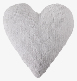 Cojín Corazón Blanco De Lorena Canals - Lorena Canals Heart Cushion In White #4082447