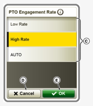 A Botón Velocidad De Engrane De La Tdf Trasera - Power Take-off #4082474