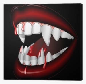 Halloween Vampire Mouth With Blood Bocca Di Vampiro - Vampiro Di Halloween #4082709