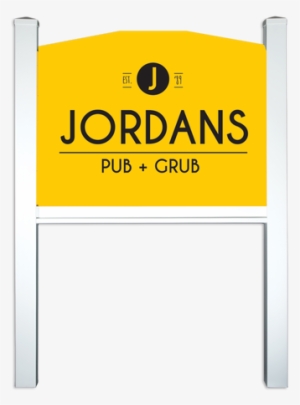 Vinyl Single Rail Frame With Flat Caps - Sign #4082998