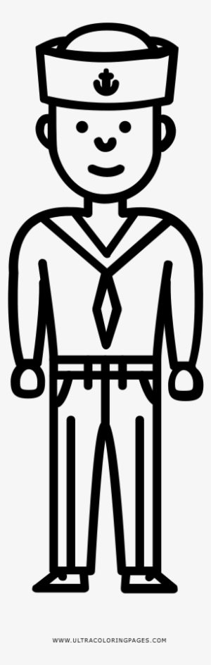 Sailor Coloring Page - Drawing #4083290