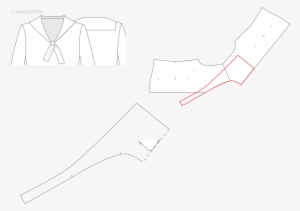 4-17 Cuello Collar Patron Pattern Marinero Sailor Confeccion - Sewing #4083312