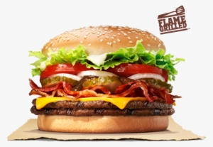 Double The Beef Means Double The Fun, Partner - Western Double Cheeseburger Burger King #4084326