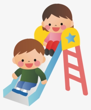 Download Free "child On Slide Clipart Transparent Background" #4084563
