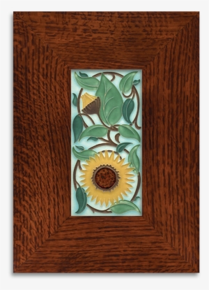 Tile In 3-inch Beveled Legacy Frame - Arts And Crafts Tiles 2018 Wall Calendar #4084833