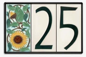 House Number Frame - Arts And Crafts Tiles 2018 Wall Calendar #4085345