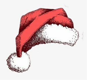 Christmas Hat 圣诞帽christmas Freetoedit - 手繪 聖誕 帽 #4085753