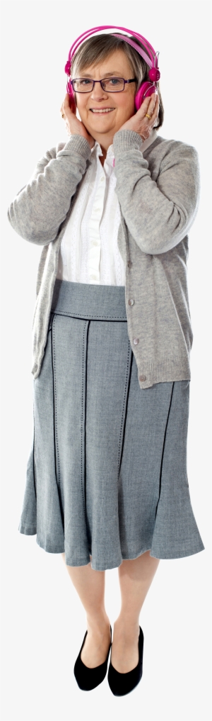 Women Listening Music Png Image - Music #4086175