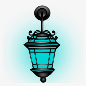 Good Wall Lamp Light Blue Front View With Wall Lamps - Light #4086371