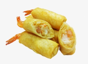 Prawn Springrolls Small - Chicken Nuggets Plate Png #4086488
