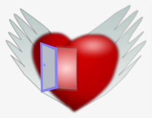 How To Set Use Flying Heart Svg Vector - Clip Art #4086567