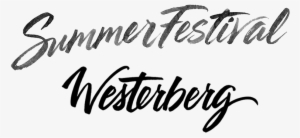 Brush Lettering Summer Festival Westerberg - Festival #4086878