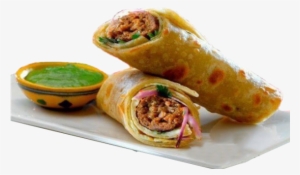 Zaika Kathi Roll Kiosk No 6 Civitec Central Sector - Chicken Kabab Roll #4087010