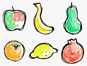 This Free Icons Png Design Of Roughly Drawn Fruit #4087230