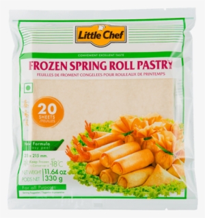 Frozen Spring Roll Pastry - Little Chef Spring Roll Pastry #4087606