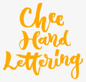 Chee Hand Lettering Artist Shop - Lettering #4087807