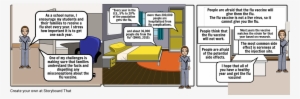 The Importance Of Flu Vaccines - Cartoon #4088492
