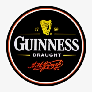 The Harp Inn Irish Pub - Round Guinness Sign #4089338