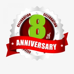 Serving Chongqing For 8 Years - 1st Anniversary Logo Png #4089389