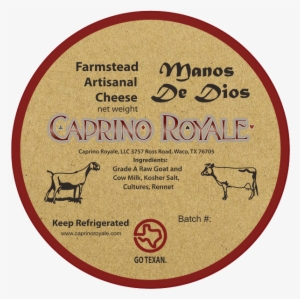 Caprino Royale Manos De Dios Kraft Paper Labels - Kraft Paper #4089887