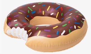 Flotador Dona Chocolate - Big Mouth Chocolate Donut Pool Float #4089990