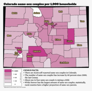 Colorado's Same-sex Couple Population Sky Rockets - Pattern #4090061