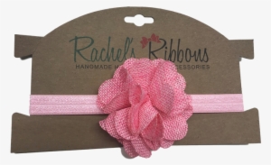 Satin Stretch Headband W/ Soft Burlap - Headband #4090131