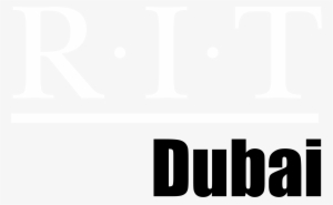Rit Dubai Logo Black And White - Rochester Institute Of Technology Dubai Logo #4090221