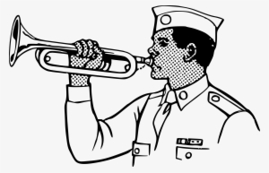 Big Image - Bugle Clip Art #4091172