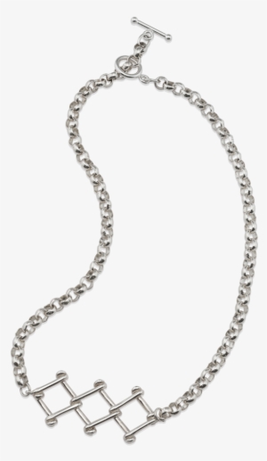 Chain Link Tile Necklace By Mignon Faget - Chain #4091526