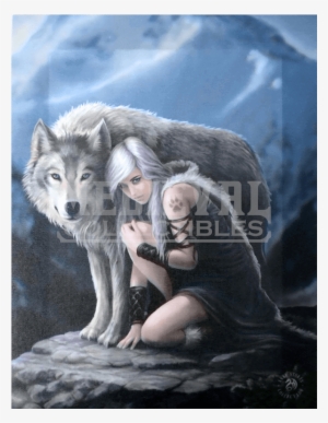 Protector Canvas Art Print By Anne Stokes - Anne Stokes Protector #4091644
