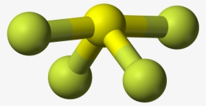 Sulfur Tetrafluoride 3d Balls - Sulfur Tetrafluoride #4091646
