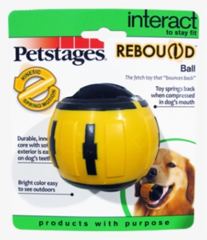 Petstages Rebound Ball - Rebound Baton Medium, 16cm #4091898