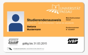 Campuscard For Students - University Of Passau #4093799