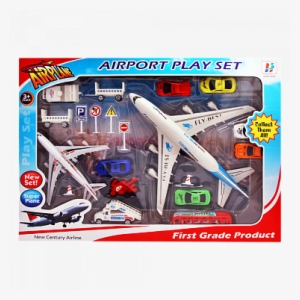 Buy Hong Sheng Airplane With Cars Airport Play Set - Wide-body Aircraft #4093960