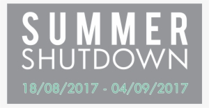 Summer Shutdown #4093996